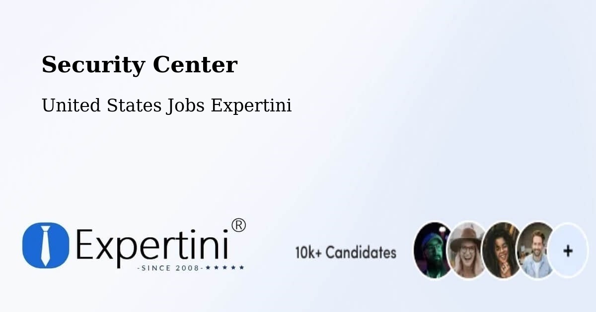 Security Center - United States Jobs Expertini