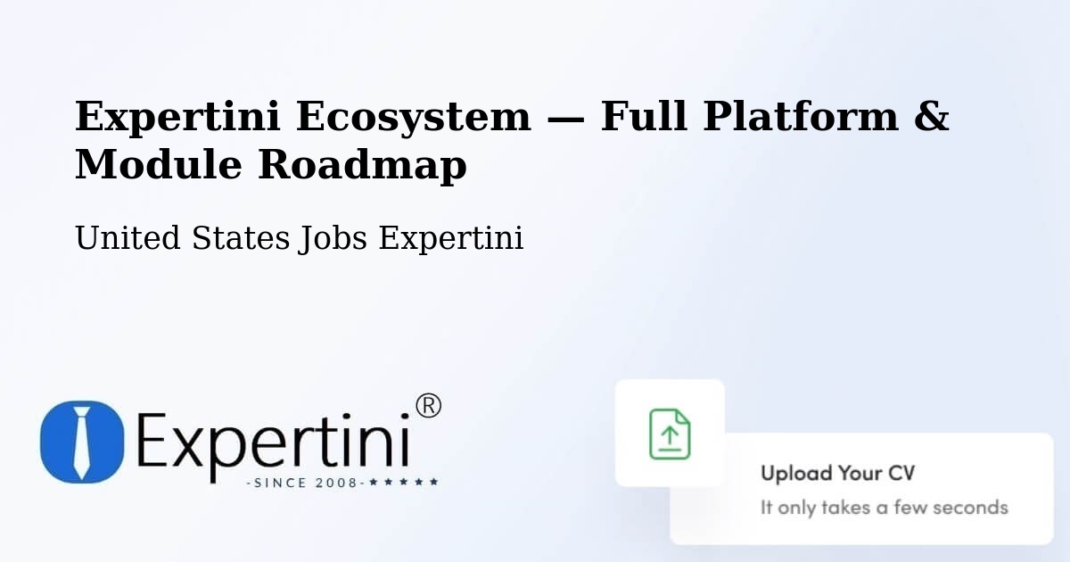 Expertini Ecosystem — Full Platform & Module Roadmap – Wiggins